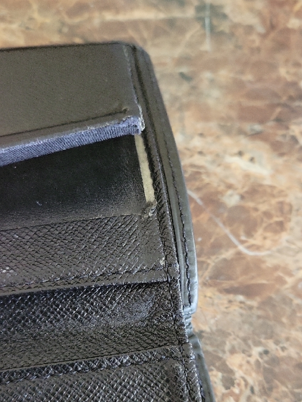 Louis Vuitton Black Epi Leather Card Holder - Picture 5 of 7